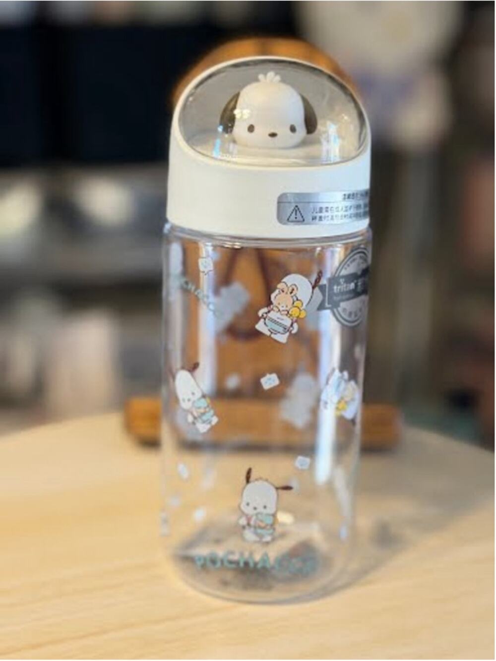#PC-1158 Sanrio Licensed Pochacco, 16 ounce Water Bottle